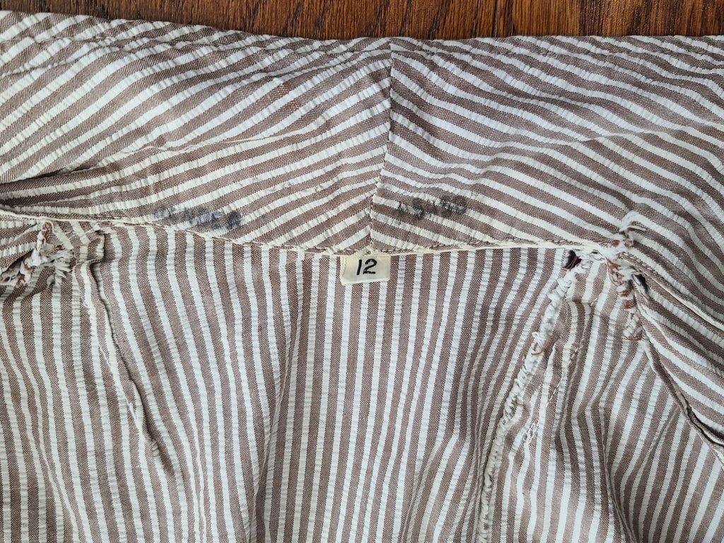 ANC Seersucker Hospital Dress and Hat(B-36' W-26.5' H-36') — image 21