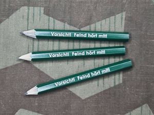 Vorsicht! Feind Hört Mit! Tiny Pencils (Lot of 3)