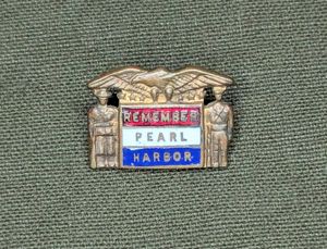 Small Remember Pearl Harbor Pin