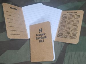 Repro SS Taschen-Notizbuch 1944 Notebook