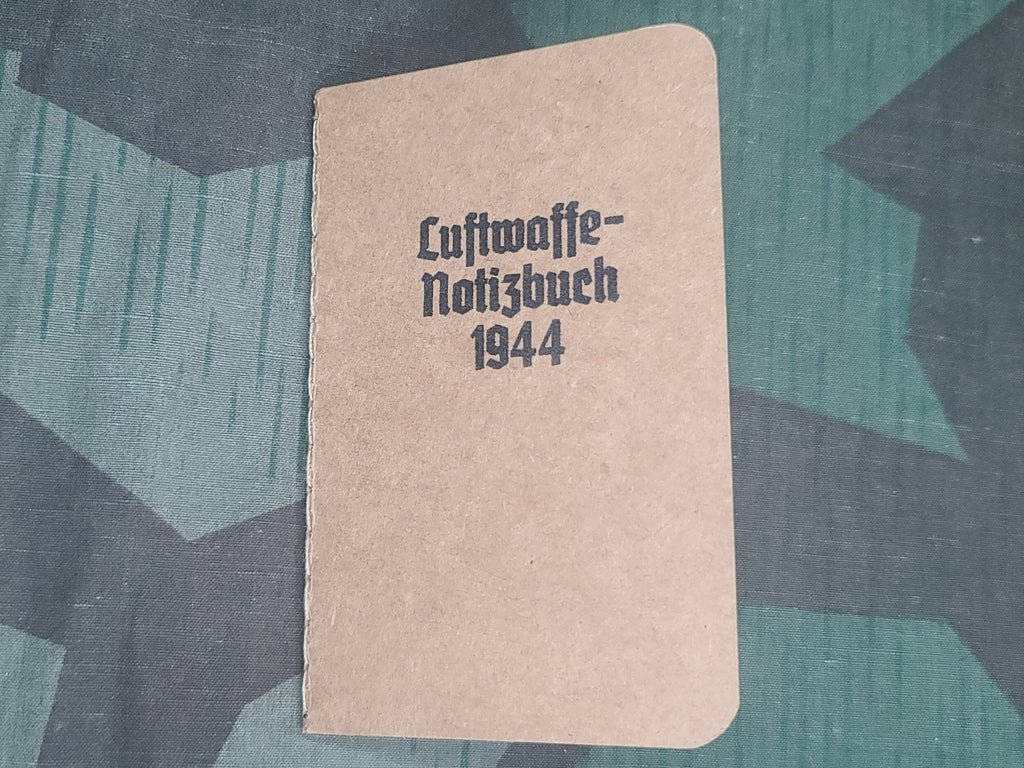 Repro Luftwaffe-Notizbuch 1944 Notebook — image 2