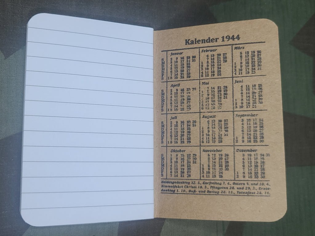 Repro Luftwaffe-Notizbuch 1944 Notebook — image 4