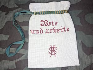 German Pray and Work Bag