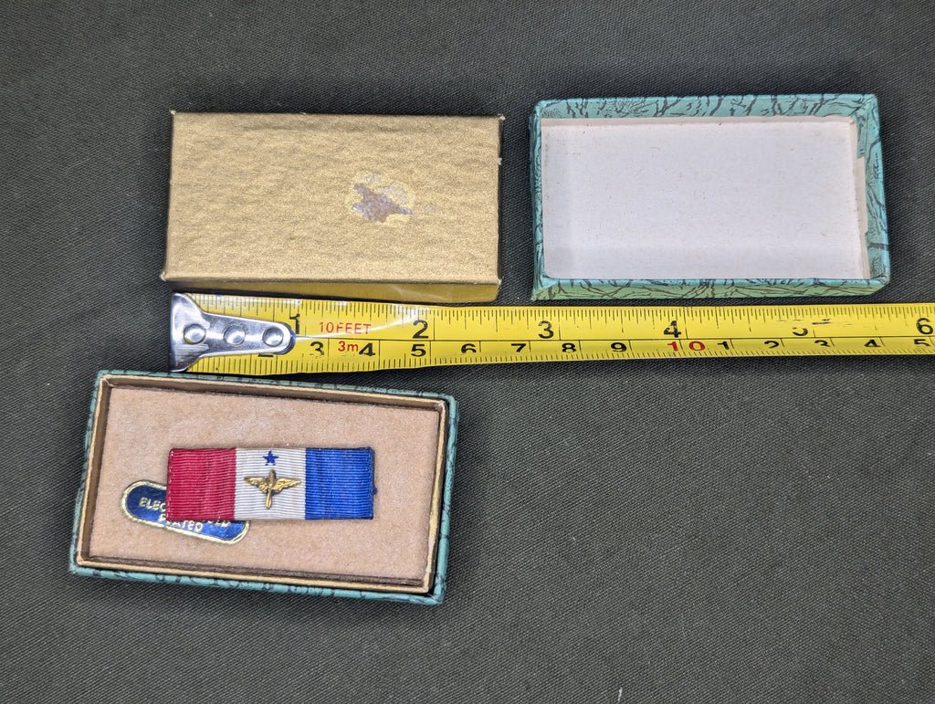 Army Air Corps Sweetheart Ribbon Bar Pin in Box — image 2