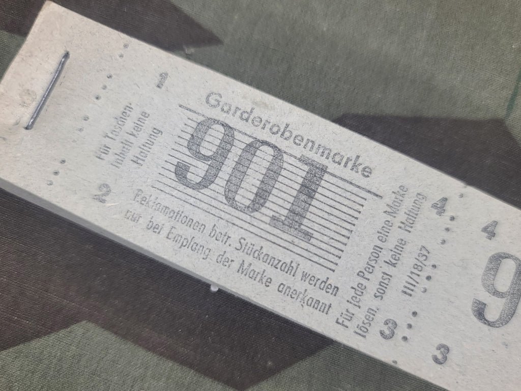 Original Block of Coat Check Tickets — image 4