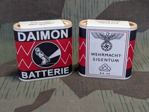 Reproduction 4.5v German Flashlight Battery