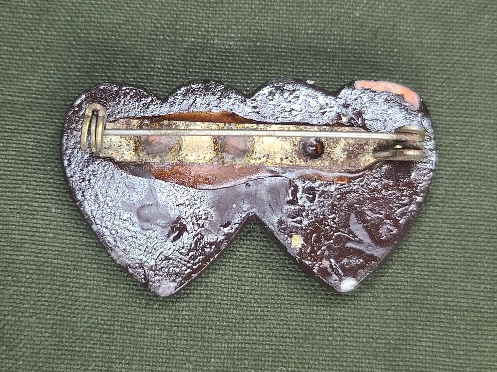 WAC Army Air Corps Heart Pin on Card — image 9