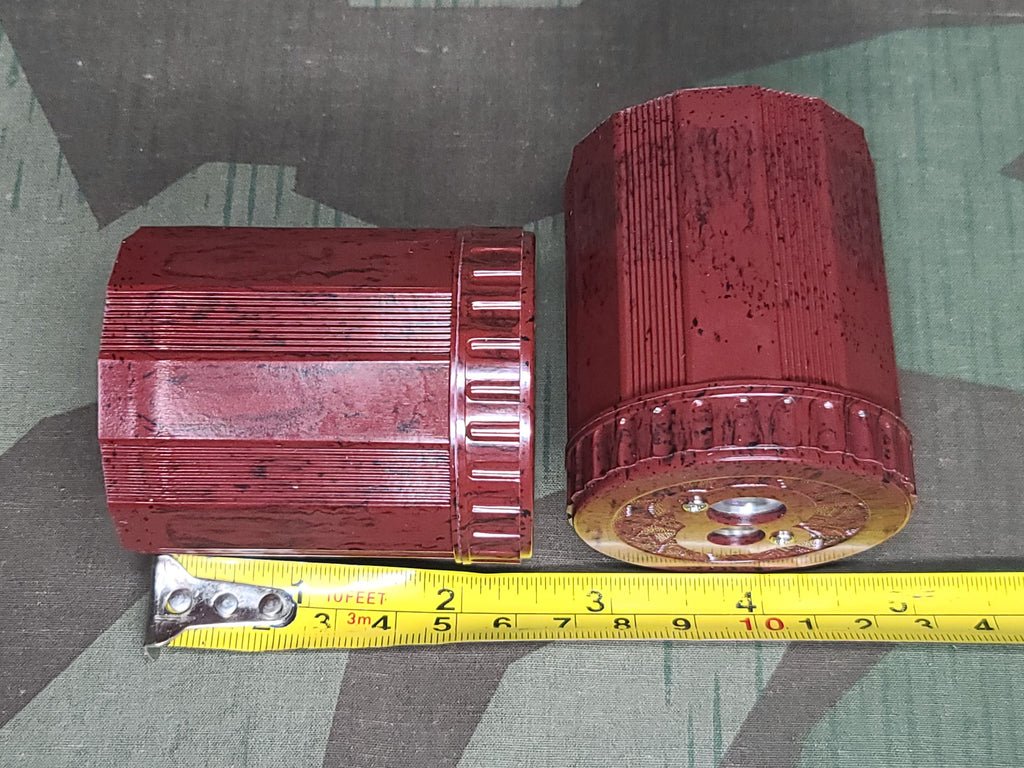 Reproduction Red Bakelite Double Pencil Sharpener — image 5