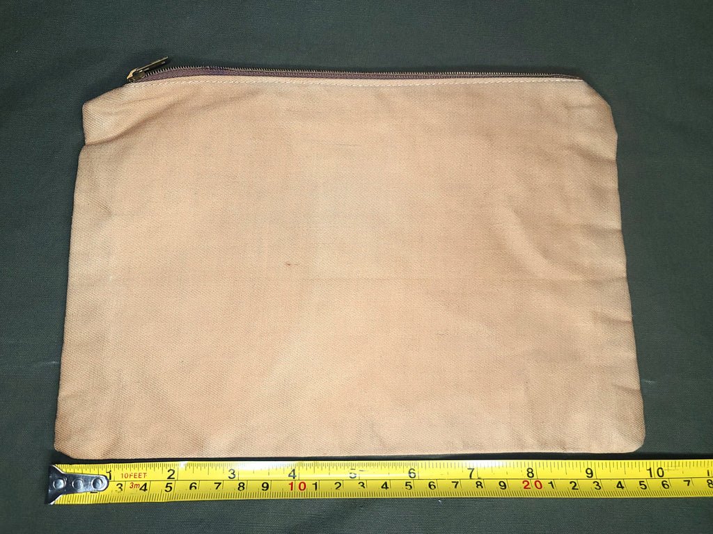 Tan WAC Private Purchase Zipper Bag — image 2