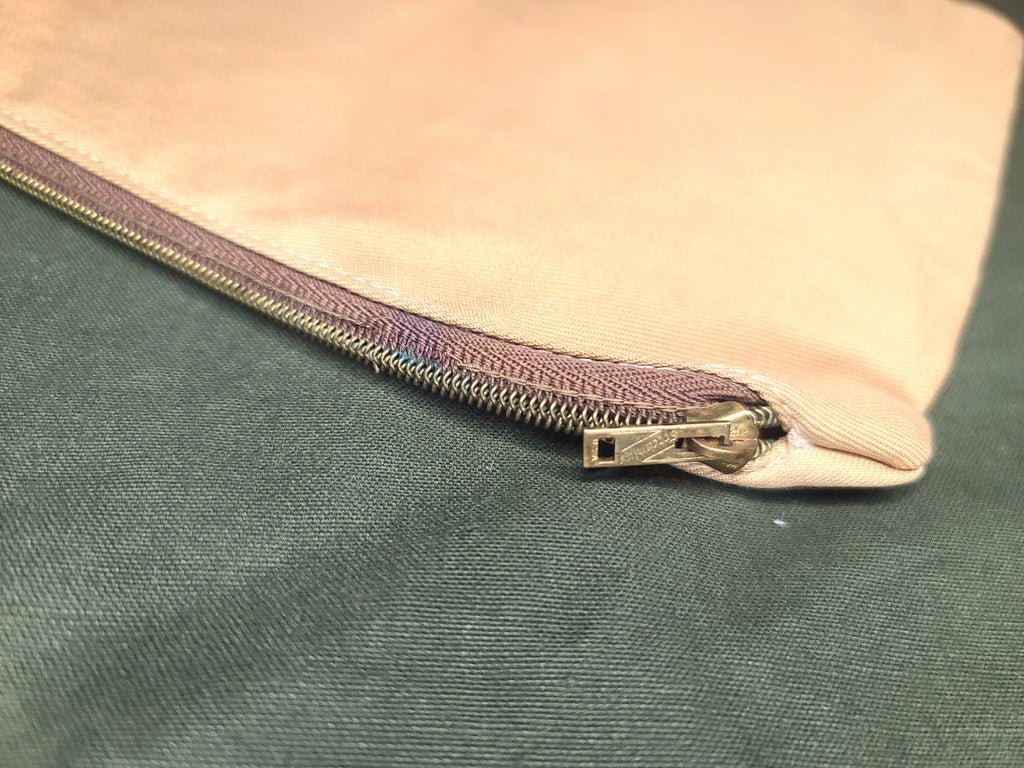 Tan WAC Private Purchase Zipper Bag — image 5