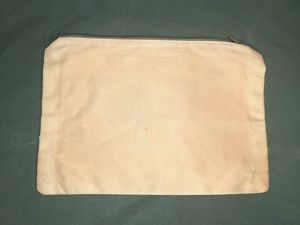Tan WAC Private Purchase Zipper Bag