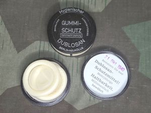 Repro Bakelite Condom Container Dublosan