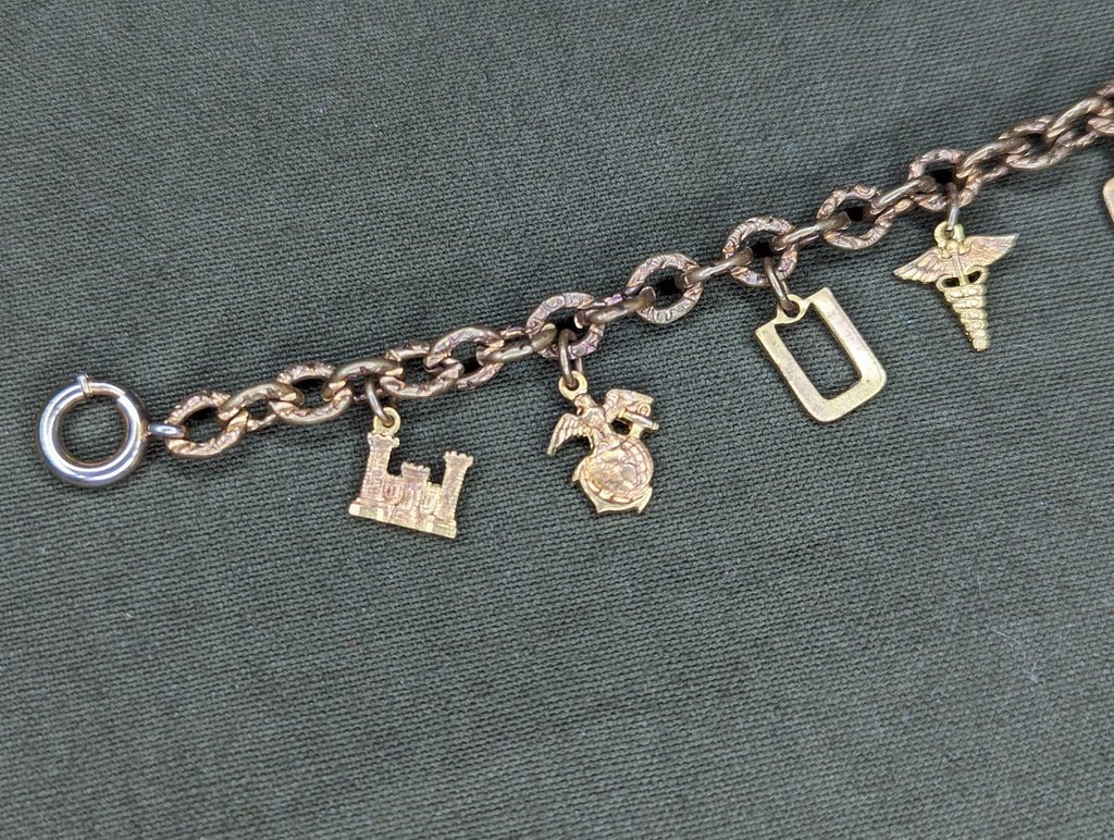 US Armed Forces Charm Sweetheart Bracelet — image 2