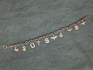 US Armed Forces Charm Sweetheart Bracelet