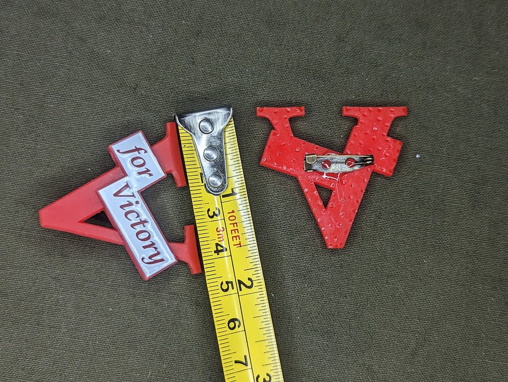 New V for Victory Pin — image 2