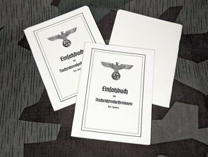 Heer Nachrichtenhelferinnen Einsatzbuch 'Soldbuch'