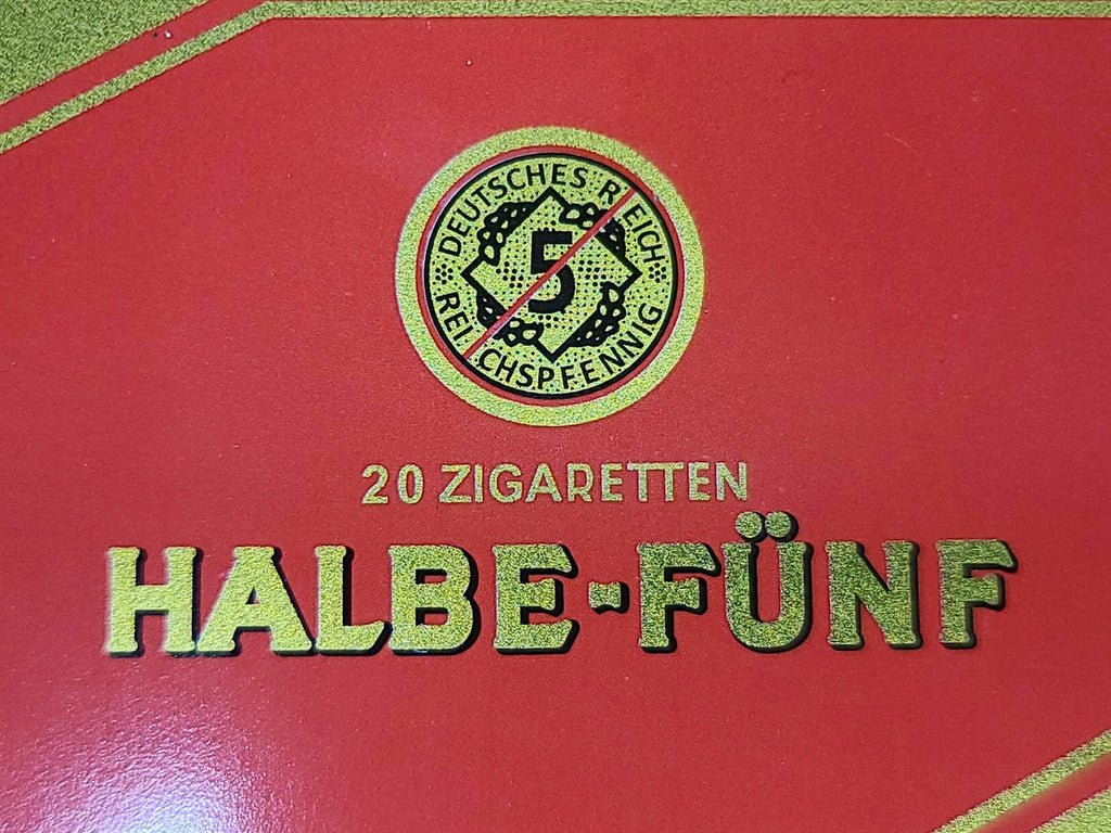Repro Halbe Fünf Cigarette Tin — image 2