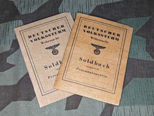Deutscher Volkssturm Soldbuch
