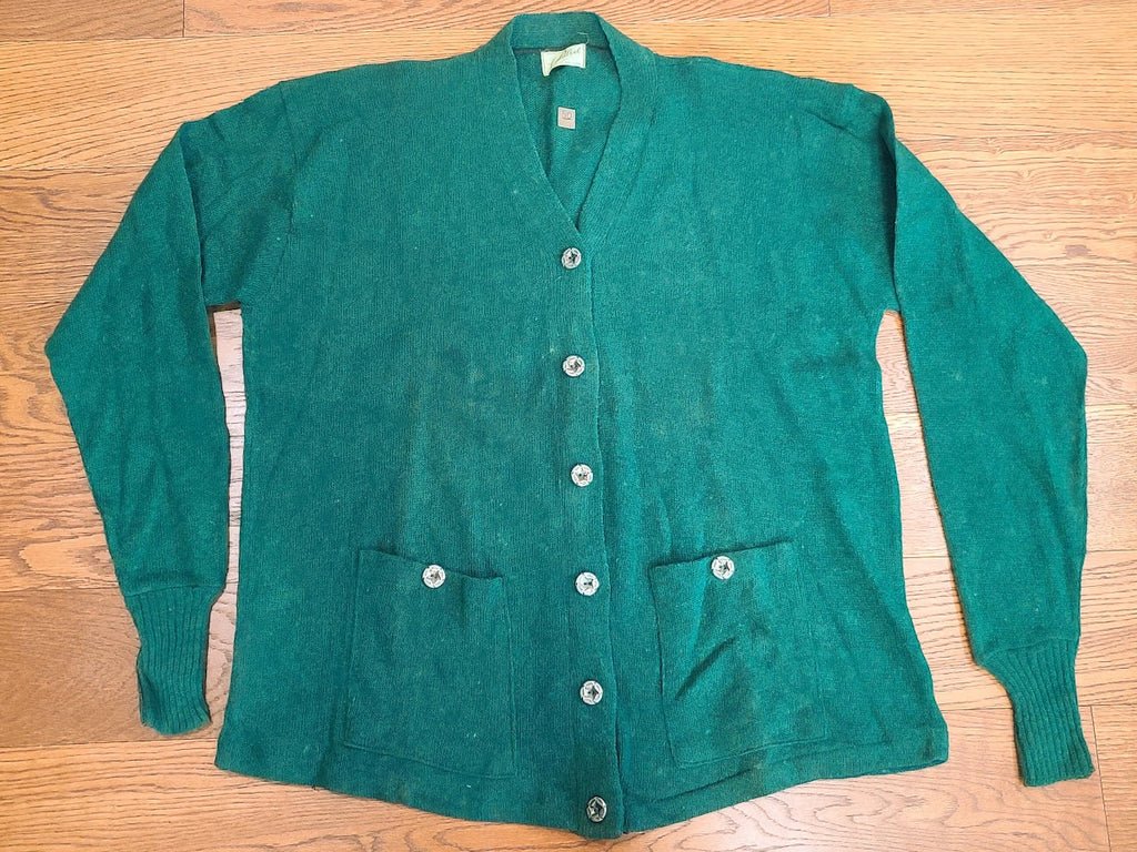Green Wool Sweater Size 50 (AS-IS)(44'-46' Chest) — image 13