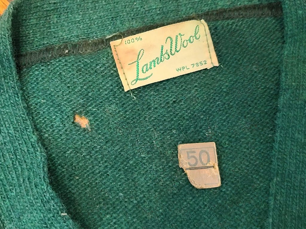 Green Wool Sweater Size 50 (AS-IS)(44'-46' Chest) — image 22