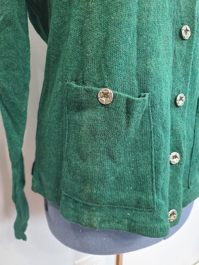 Green Wool Sweater Size 50 (AS-IS)(44'-46' Chest) — image 7