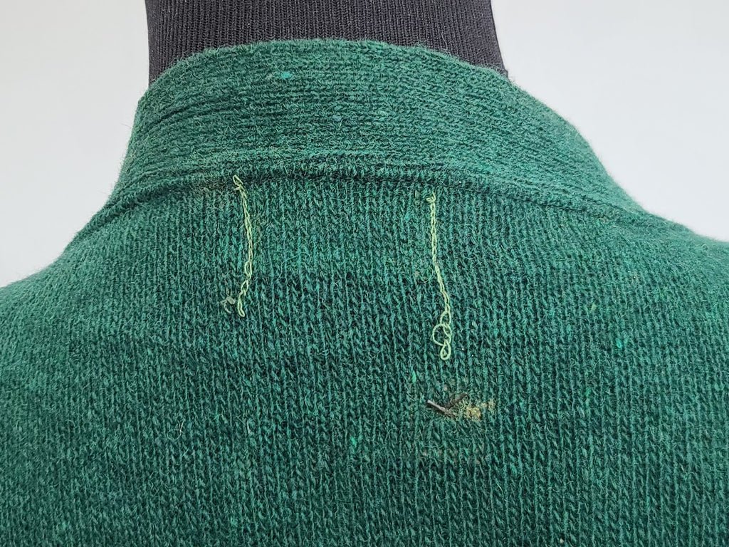 Green Wool Sweater Size 48 (AS-IS)(43'-45' Chest) — image 13