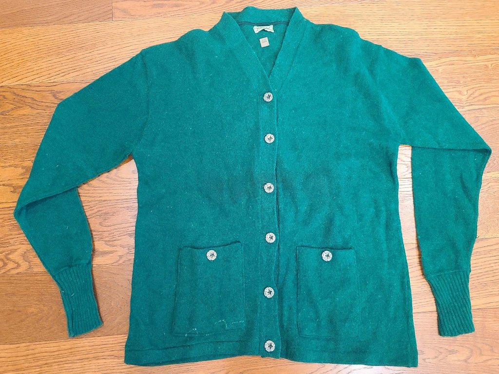 Green Wool Sweater Size 48 (AS-IS)(43'-45' Chest) — image 14