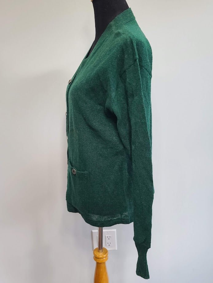 Green Wool Sweater Size 48 (AS-IS)(43'-45' Chest) — image 3