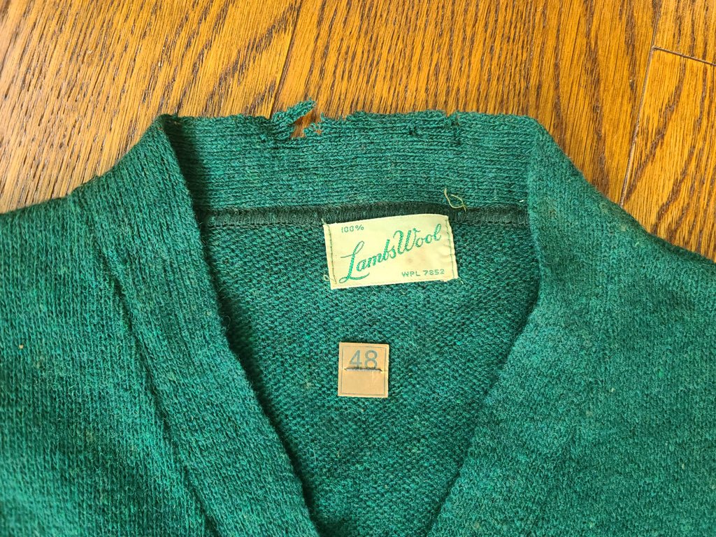 Green Wool Sweater Size 48 (AS-IS)(43'-45' Chest) — image 31