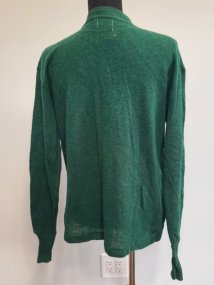 Green Wool Sweater Size 48 (AS-IS)(43'-45' Chest) — image 4