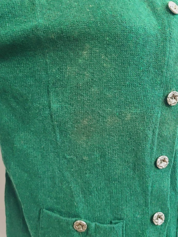 Green Wool Sweater Size 48 (AS-IS)(43'-45' Chest) — image 7