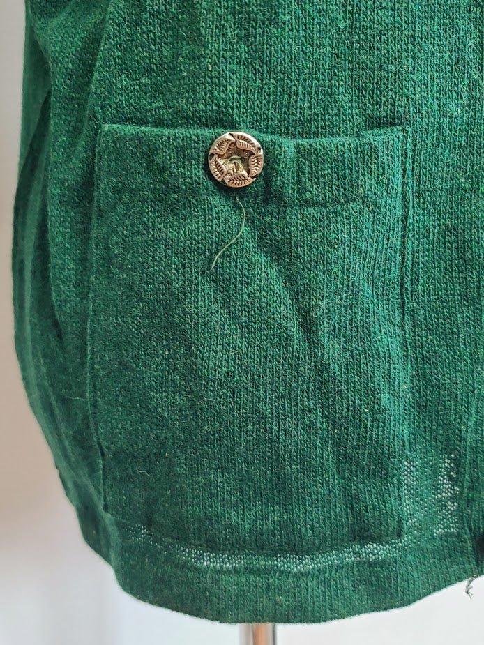 Green Wool Sweater Size 48 (AS-IS)(43'-45' Chest) — image 8