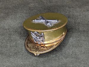 Artillery Army Hat Sweetheart Brooch
