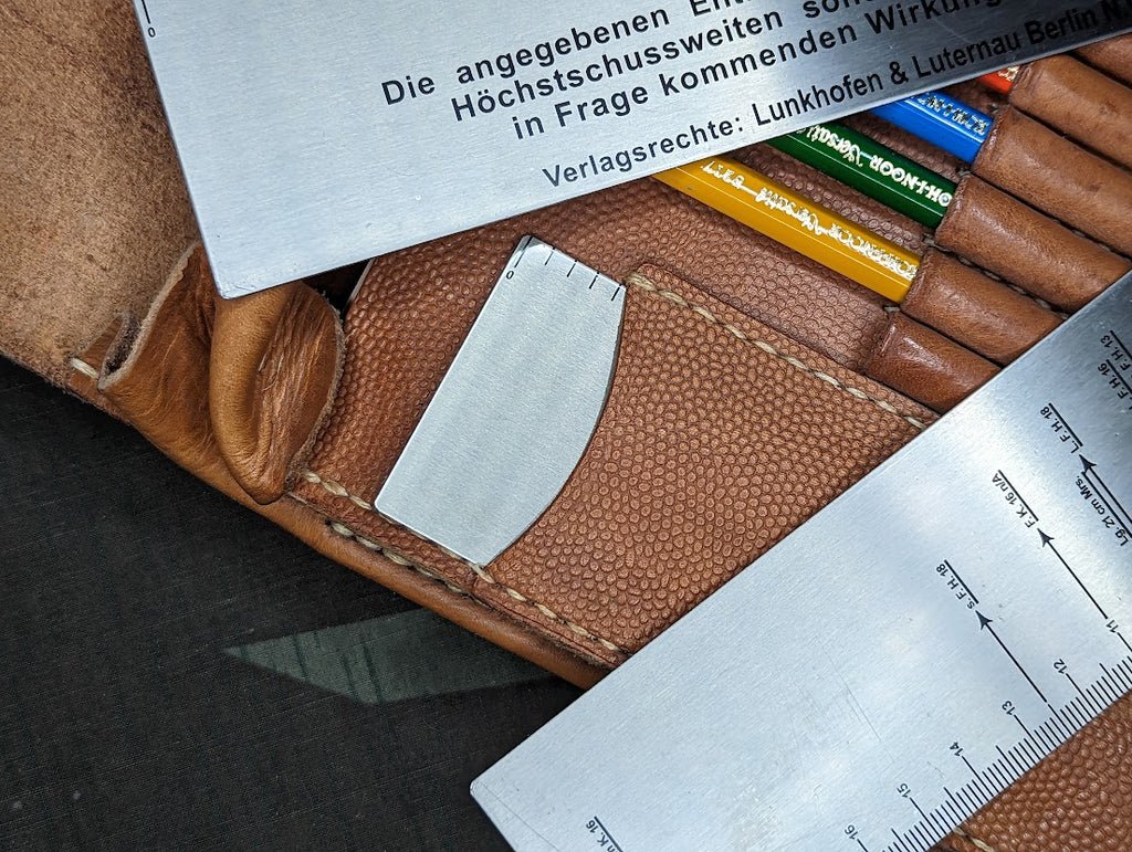 German Map Case Ruler Schussweitenmesser 1938 — image 2