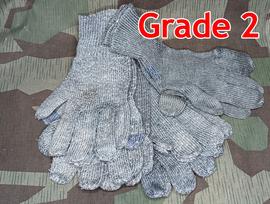 Gray Wool Gloves Economy German Reenactment Gloves — image 7
