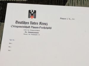Original DRK Doctors Stationary Page Blank