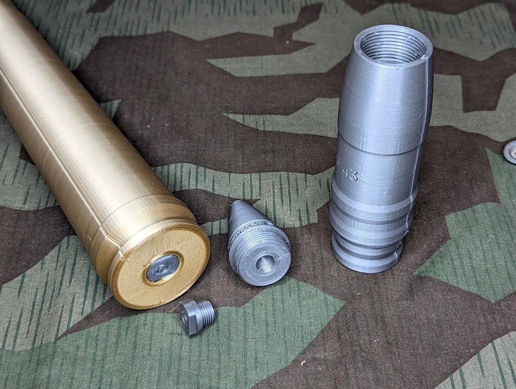 DIGITAL DOWNLOAD German 37mm Flak Round .STL Print Files — image 2