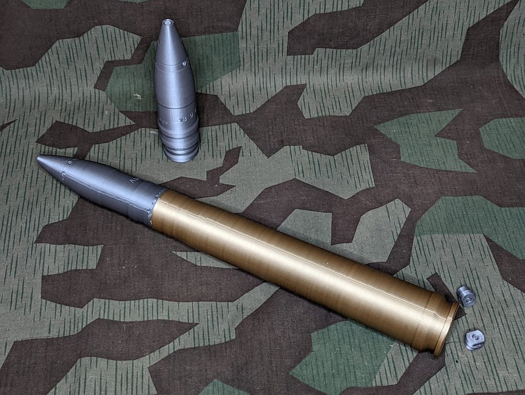 DIGITAL DOWNLOAD German 37mm Flak Round .STL Print Files — image 7