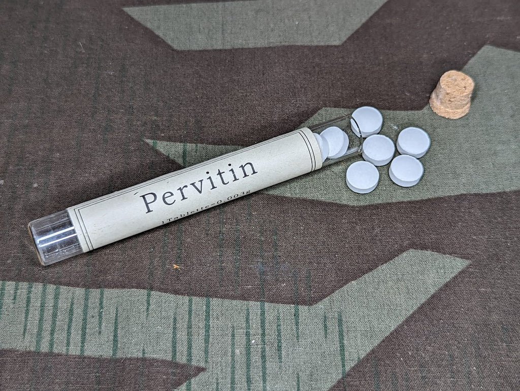 Reproduction Pervitin Tube with 200mg Caffeine Pills — image 3