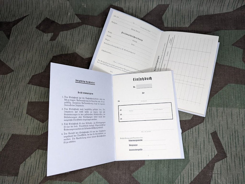 SS Nachrichtenhelferinnen Einsatzbuch 'Soldbuch' — image 2