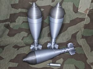 3D Printed 8cm Bouncing Round Wgr.39 - PLA/TPU