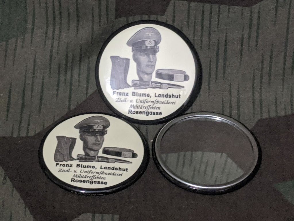 Reproduction Military Uniform Advertising Mirror — image 2
