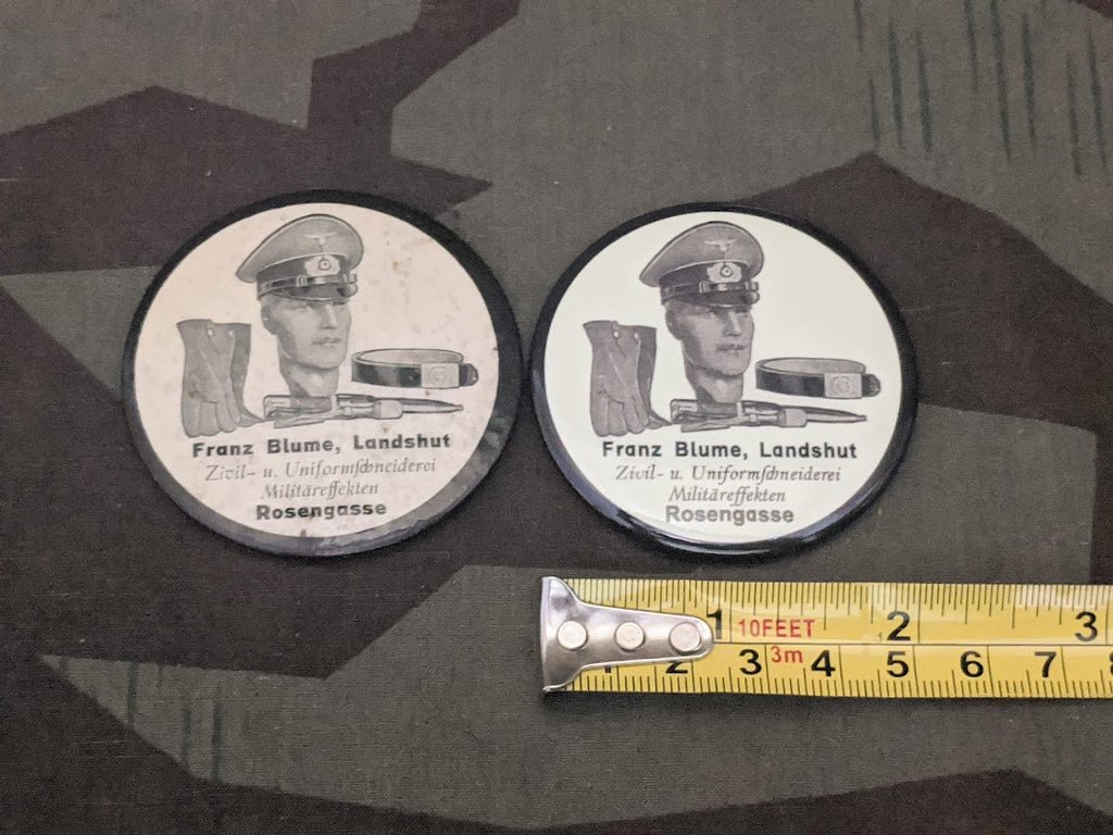 Reproduction Military Uniform Advertising Mirror — image 3