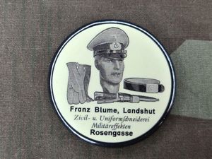 Reproduction Military Uniform Advertising Mirror