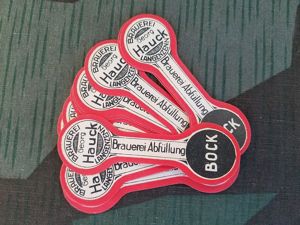 Brauerei Beer Labels Georg Hauck Bock (Set of 12)