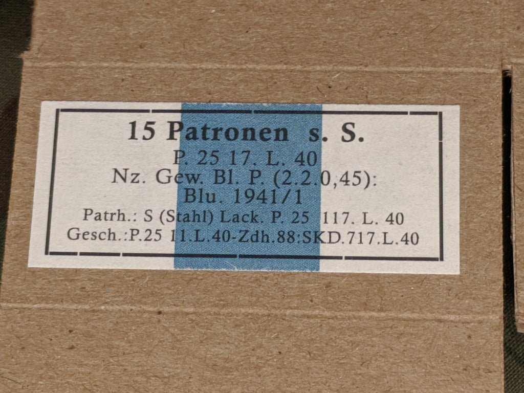 Repro 8mm Cardboard Ammo Boxes — image 3