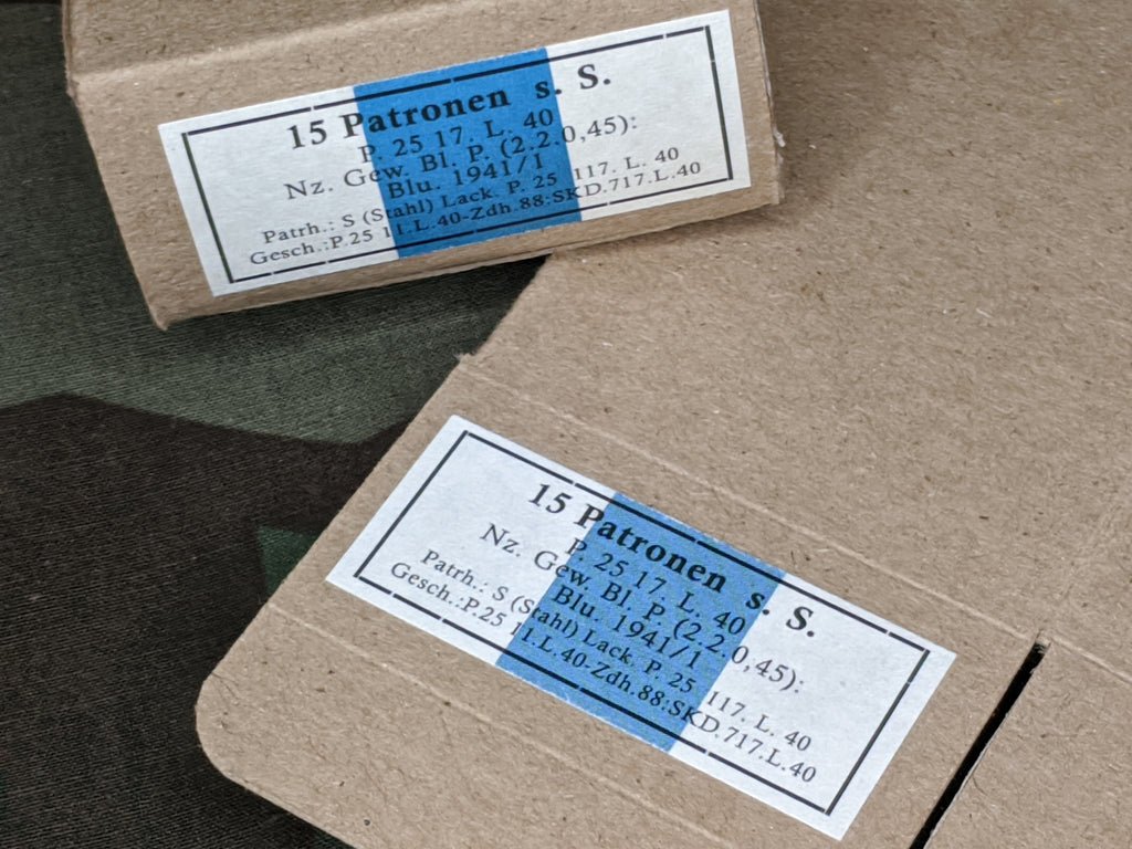 Repro 8mm Cardboard Ammo Boxes — image 5