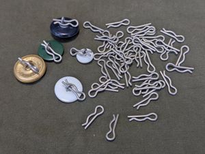 Cotter Pins for Shank Buttons(Set of 50)