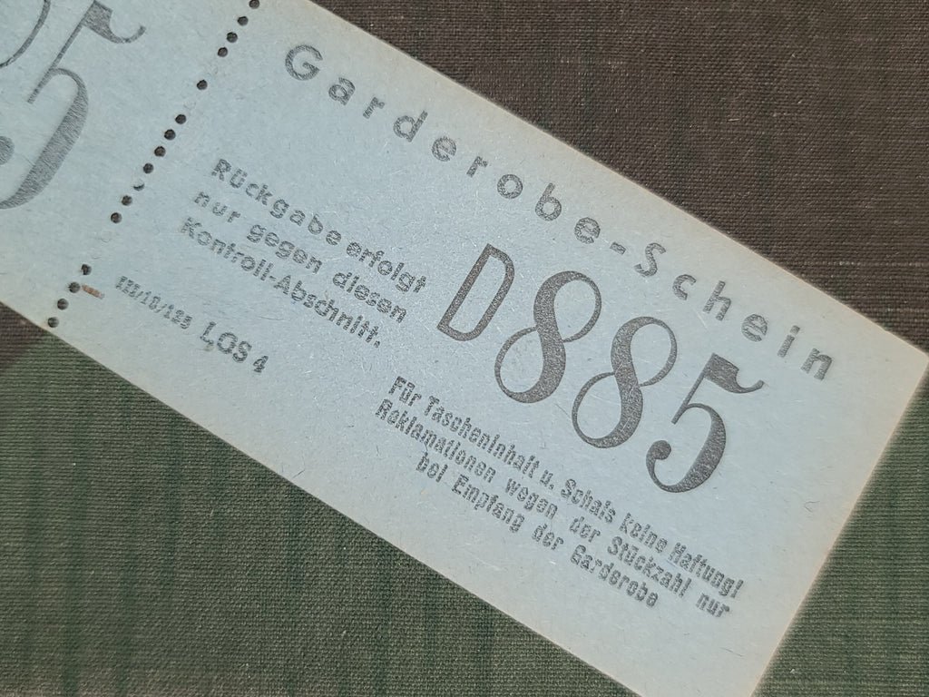 Original Coat Check Stubs (Lot of 10) — image 2