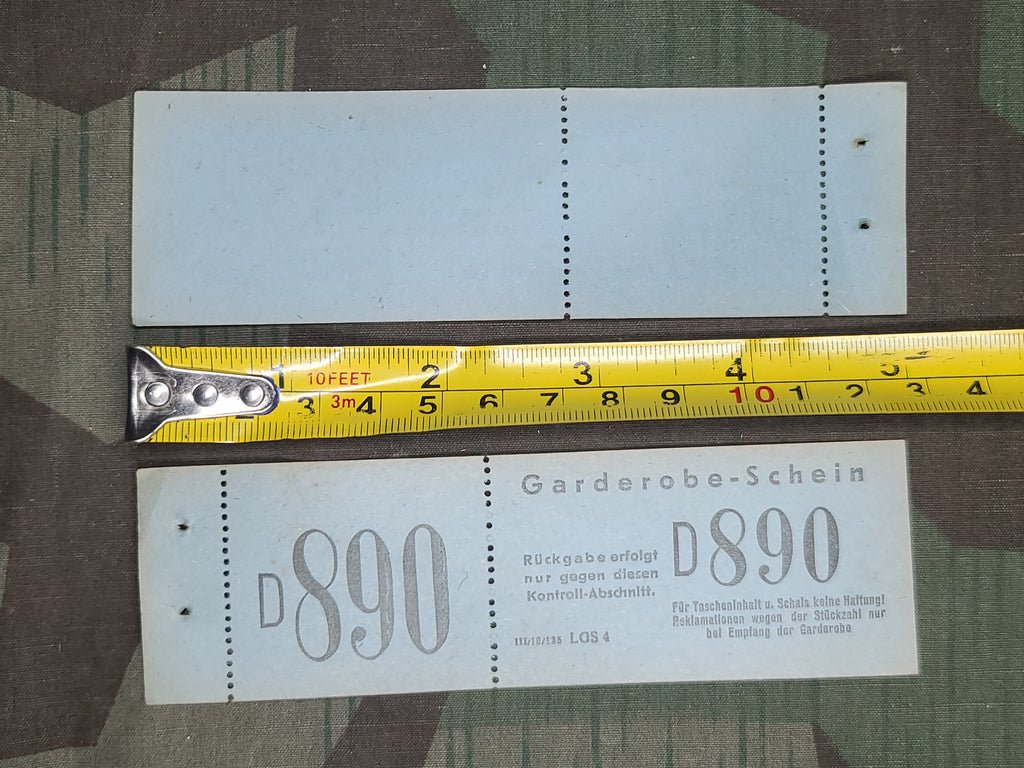 Original Coat Check Stubs (Lot of 10) — image 3